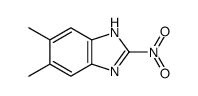 Benzimidazole, 5,6-dimethyl-2-nitro- (7CI,8CI) structure