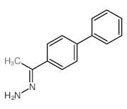 Ethanone,1-[1,1'-biphenyl]-4-yl-, hydrazone结构式