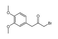 1-Brom-3-(3,4-dimethoxyphenyl)-2-propanon结构式