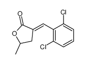3-[(2,6-dichlorophenyl)methylidene]-5-methyloxolan-2-one Structure