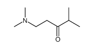 1-dimethylamino-4-methyl-pentan-3-one结构式