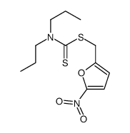 (5-nitrofuran-2-yl)methyl N,N-dipropylcarbamodithioate结构式