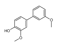 2-methoxy-4-(3-methoxyphenyl)phenol结构式