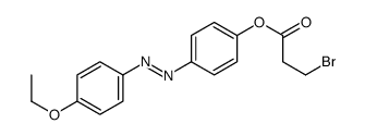 [4-[(4-ethoxyphenyl)diazenyl]phenyl] 3-bromopropanoate Structure