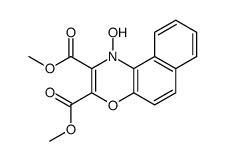 1-hydroxy-1H-naphtho[2,1-b][1,4]oxazine-2,3-dicarboxylic acid dimethyl ester结构式