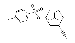 3-(p-Toluolsulfonyloxy)adamantan-1-carbonitril结构式