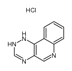 1,2-Dihydro-as-triazino[5,6-c]-chinolin-Hydrochlorid结构式