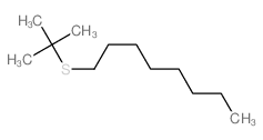 Octane,1-[(1,1-dimethylethyl)thio]-结构式
