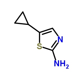 5-Cyclopropyl-2-thiazolamine structure