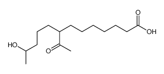 8-acetyl-12-hydroxytridecanoic acid结构式