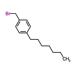 1-(Bromomethyl)-4-heptylbenzene结构式