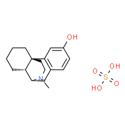 Levorphanol sulfate Structure