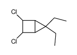 2,3-dichloro-5,5-diethylbicyclo[2.1.0]pentane结构式