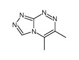 5,6-dimethyl-[1,2,4]triazolo[3,4-c][1,2,4]triazine Structure