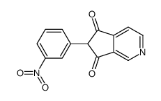 6-(3-nitrophenyl)cyclopenta[c]pyridine-5,7-dione结构式