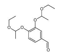 3,4-bis(1-ethoxyethoxy)benzaldehyde Structure