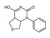 1-phenyl-4a,5,7,7a-tetrahydrothieno[3,4-d]pyrimidine-2,4-dione结构式