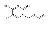 (5-fluoro-2,4-dioxopyrimidin-1-yl)methyl acetate Structure