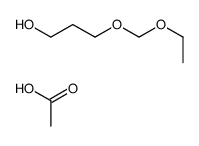 acetic acid,3-(ethoxymethoxy)propan-1-ol结构式