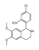 6,7-dimethoxy-1-(4-chloro-2-aminophenyl)-1,2,3,4-tetrahydroisoquinoline Structure