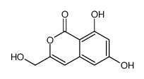 6,8-dihydroxy-3-(hydroxymethyl)isochromen-1-one Structure