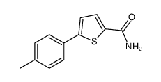 5-(4-methylphenyl)thiophene-2-carboxamide结构式