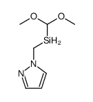 dimethoxymethyl(pyrazol-1-ylmethyl)silane Structure