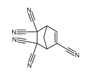 bicyclo[2.2.1]hept-5-ene-2,2,3,3,5-pentacarbonitrile结构式