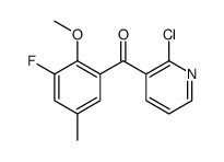 (2-chloropyridin-3-yl)-(3-fluoro-2-methoxy-5-methylphenyl)methanone Structure
