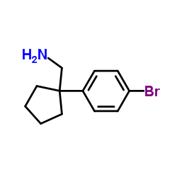 [1-(4-BROMOPHENYL)CYCLOPENTYL]METHANAMINE Structure