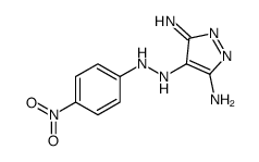 4-[(4-nitrophenyl)hydrazinylidene]pyrazole-3,5-diamine Structure