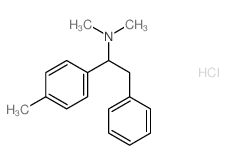 Benzeneethanamine,N,N-dimethyl-a-(4-methylphenyl)-,hydrochloride (9CI)结构式