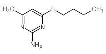 4-butylsulfanyl-6-methyl-pyrimidin-2-amine picture