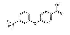 4-(3-(trifluoromethyl)phenoxy)benzoic acid结构式
