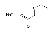 sodium,2-ethoxyacetate Structure