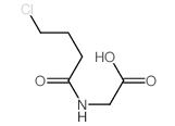Glycine,N-(4-chloro-1-oxobutyl)- Structure