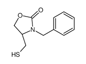 (4R)-3-benzyl-4-(sulfanylmethyl)-1,3-oxazolidin-2-one结构式