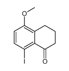 8-iodo-5-methoxy-3,4-dihydro-2H-naphthalen-1-one结构式