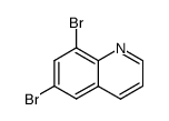 6,8-Dibromoquinoline Structure