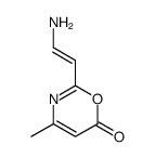 6H-1,3-Oxazin-6-one, 2,3-dihydro-2-(iminoethylidene)-4-methyl-, (2E)- (9CI)结构式