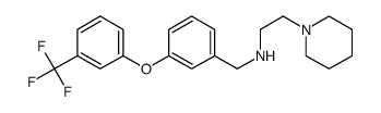 N-(2-(Piperidin-1-yl)ethyl)-N-[3-(3-(trifluoromethyl)phenoxy)benzyl]amine Structure
