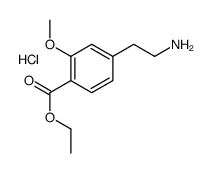 ethyl 4-(2-aminoethyl)-2-methoxybenzoate,hydrochloride Structure