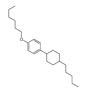 1-hexoxy-4-(4-pentylcyclohexyl)benzene结构式