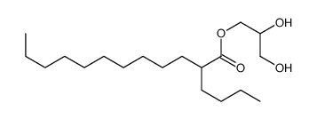 2,3-dihydroxypropyl 2-butyldodecanoate Structure