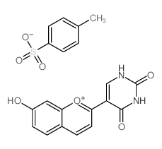 (5E)-5-(7-hydroxychromen-2-ylidene)-3H-pyrimidine-2,6-dione; 4-methylbenzenesulfonic acid picture