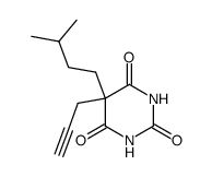5-Isopentyl-5-(2-propynyl)-2,4,6(1H,3H,5H)-pyrimidinetrione结构式