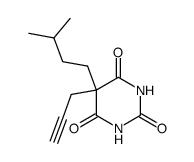 5-Isopentyl-5-(2-propynyl)-2,4,6(1H,3H,5H)-pyrimidinetrione Structure