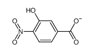 3-hydroxy-4-nitrobenzoate结构式