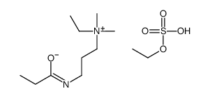 ethyldimethyl[3-[(1-oxopropyl)amino]propyl]ammonium ethyl sulphate结构式