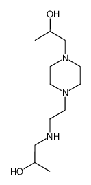 4-[2-[(2-hydroxypropyl)amino]ethyl]-alpha-methylpiperazine-1-ethanol structure